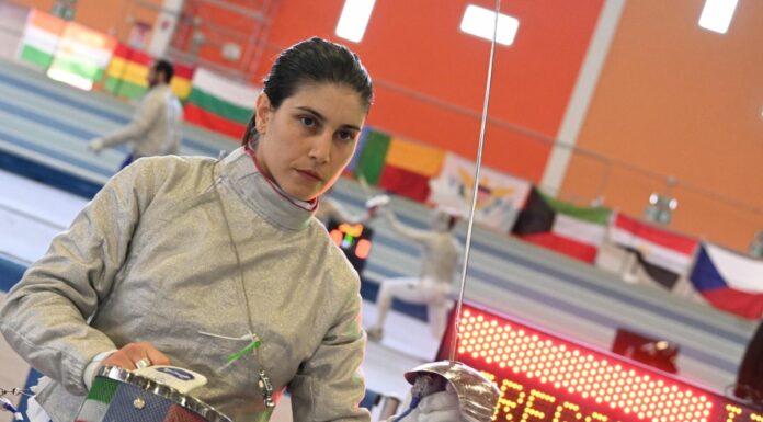 Rossella Gregorio ai piedi del podio al “Luxardo” di Padova