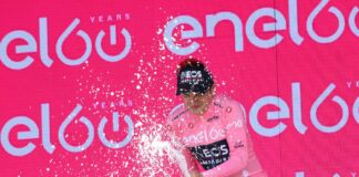 Hirt vince all’Aprica, Carapaz mantiene la maglia rosa