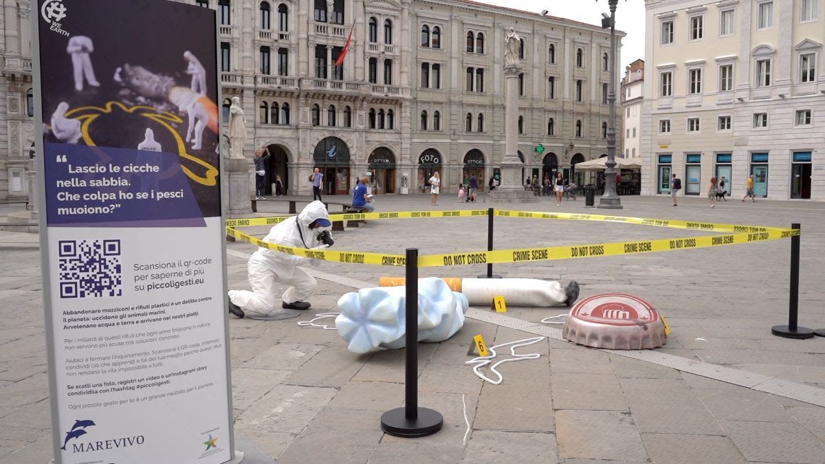 Sbarca a Trieste la campagna contro l’abbandono dei piccoli rifiuti