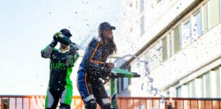 Cabrini prima pilota donna a vincere nella F1 dei monopattini