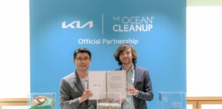 Kia firma la collaborazione con The Ocean Cleanup