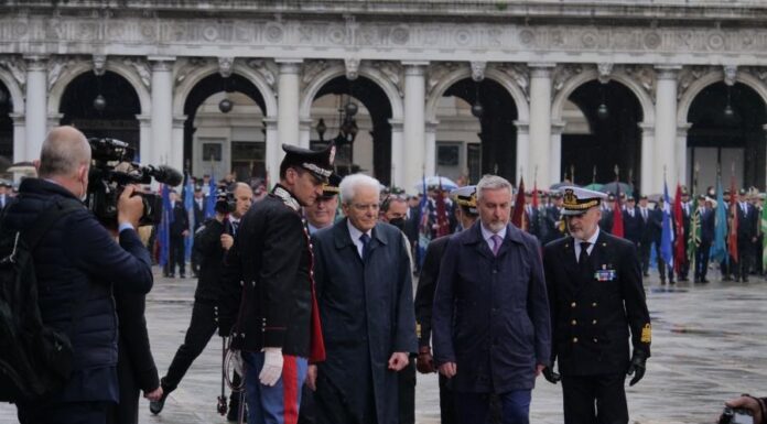 Mattarella a Venezia per i 60 anni della scuola navale militare Morosini