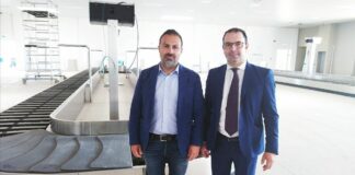 Aeroporto Alghero, sopralluogo Presidente del Consiglio Pais e assessore Todde