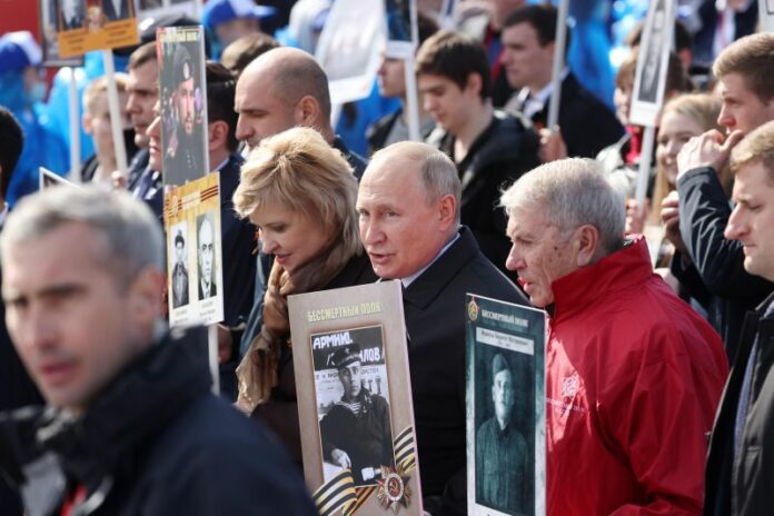 Russia: Immortal Regiment march in Moscow