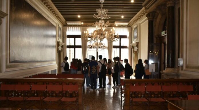Gli studenti del Liceo Classico “Marco Polo” in visita a Ca’ Farsetti