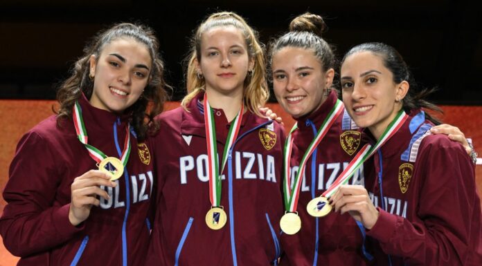 Assoluti, nel fioretto a squadre vincono Fiamme Oro e Carabinieri