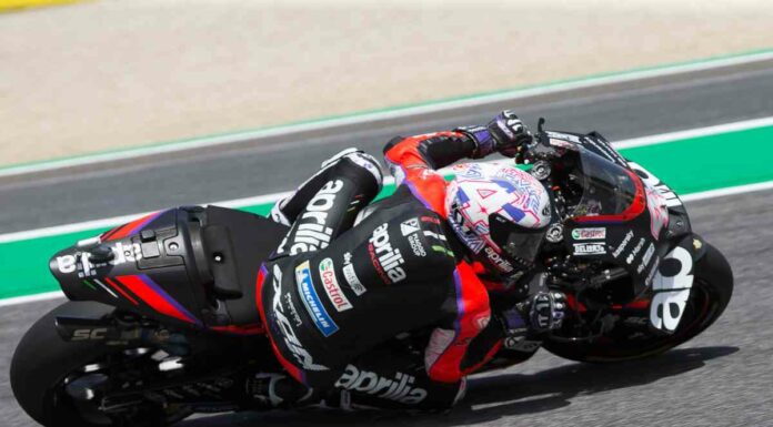 Pole per Aleix Espargaro in Catalogna davanti a Bagnaia