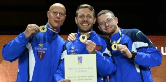 Agli Assoluti Esercito e Fiamme Gialle vincono sciabola a squadre