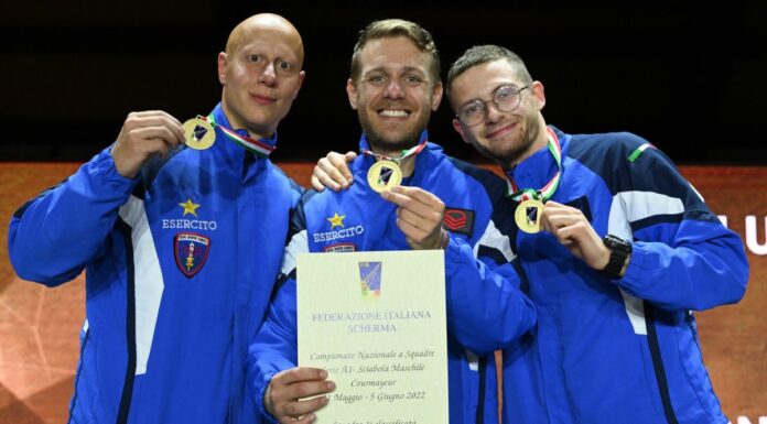 Agli Assoluti Esercito e Fiamme Gialle vincono sciabola a squadre
