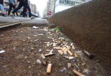 Lanciata la più grande mobilitazione italiana contro l’abbandono dei mozziconi di sigaretta