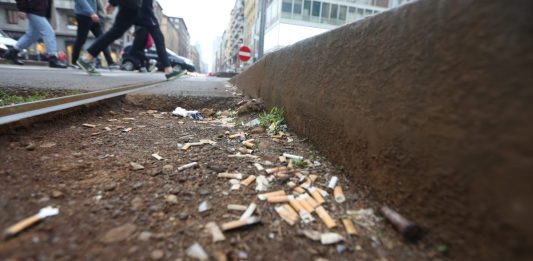 Lanciata la più grande mobilitazione italiana contro l’abbandono dei mozziconi di sigaretta