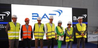 Trieste, completato il tetto del nuovo centro di produzione di BAT