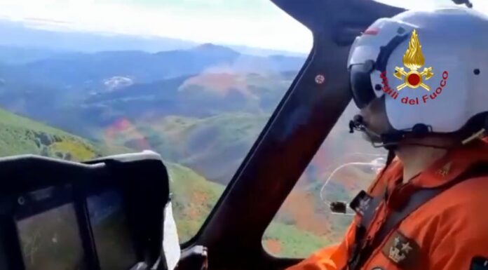 Elicottero disperso, Aeronautica “Trovato tutto quanto bruciato”