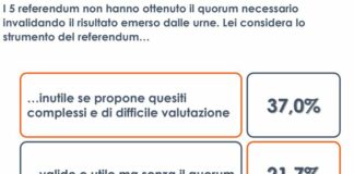 Per 1 italiano su 3 referendum inutili se propongono quesiti complessi