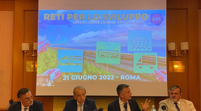 Infrastrutture, Ugl “Reti per lo sviluppo strategico del Paese”