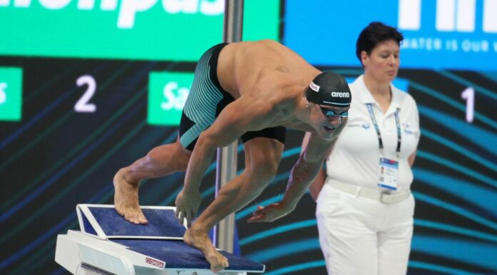 Martinenghi sfiora il bis ai Mondiali di nuoto: è argento nei 50 rana