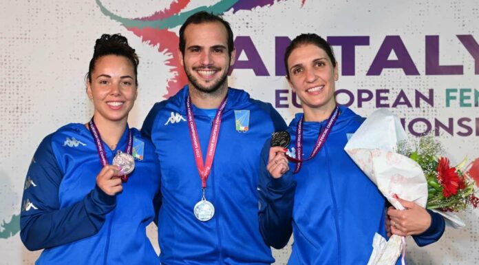 Prime tre medaglie per l’Italscherma agli Europei di Antalya