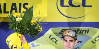 Clarke vince la 5^ tappa al Tour, Van Aert resta in giallo