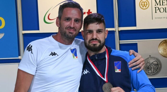Edoardo Giordan super, è bronzo nella sciabola di Cdm paralimpica