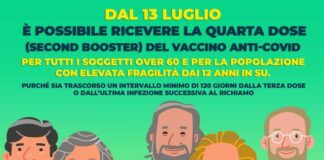 Vaccino, in Sicilia via alla quarta dose per over 60 e fragili over 12