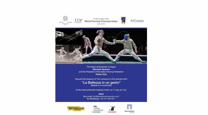 Progetto Fis-Saeci “Bellezza in un gesto” fa tappa al Cairo