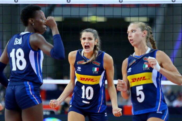 LODZ 29 08 2019 SIATKOWKA KOBIET MISTRZOSTWA EUROPY 2019 FAZA GRUPOWA GRUPA B POLSKA WLOCHY W