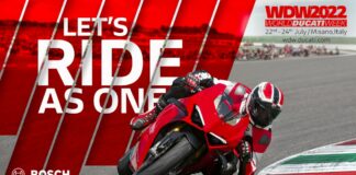 Bosch, sicurezza sulle due ruote,incontri e prove di guida per ducatisti
