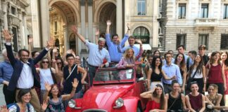 Milano, arriva da New York la 2CV per conoscere la Malattia di Kennedy