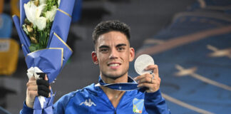 Terza medaglia azzurra, Marini d’argento nel Fioretto