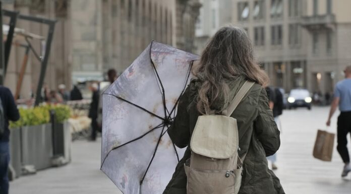 Maltempo, allerta per rovesci e temporali in nove regioni