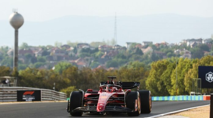 Le Ferrari volano nelle libere in Ungheria, Leclerc il migliore
