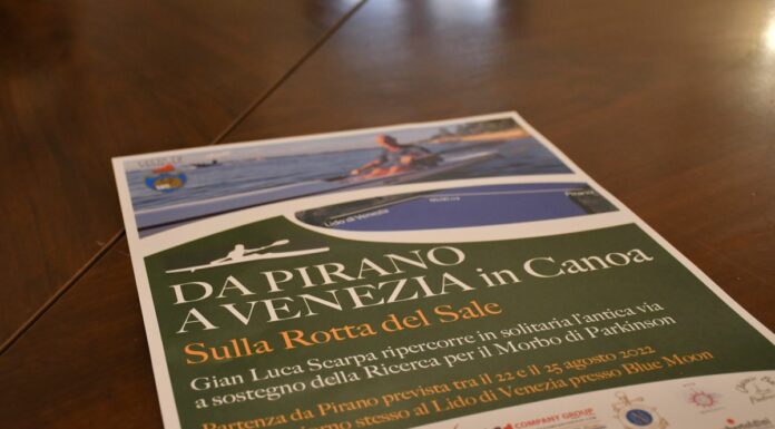 Traversata in canoa dell’alto Adriatico a sostegno ricerca sul Parkinson