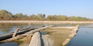 Siccità, le portate del fiume Po tornano ai livelli minimi