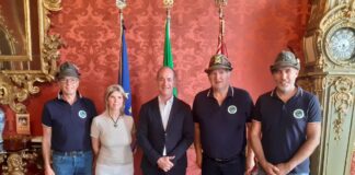 Il Presidente Zaia riceve alpini della sezione Monte Ortigara di Asiago