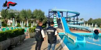 Batteri fecali nei Parchi Acquatici, blitz dei Nas