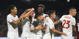 Salernitana-Roma 0-1, all’Arechi decide Cristante