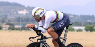 Ganna bronzo nella crono agli Europei, oro a Bissegger