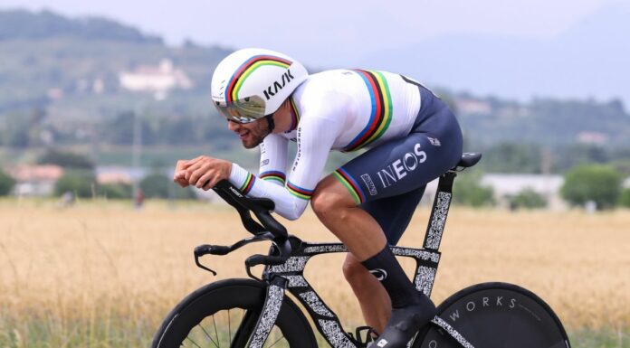 Ganna bronzo nella crono agli Europei, oro a Bissegger