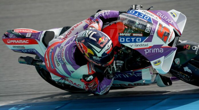 Zarco in testa nelle libere in Austria, Ducati super