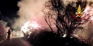 Incendi in Sicilia, roghi a Lipari e Taormina, a Palermo e nel trapanese