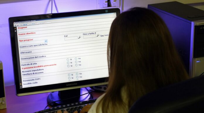 Lavoro, nel primo trimestre 2022 +60,5% certificati malattia