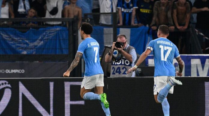 Lazio show all’Olimpico, Inter battuta 3-1