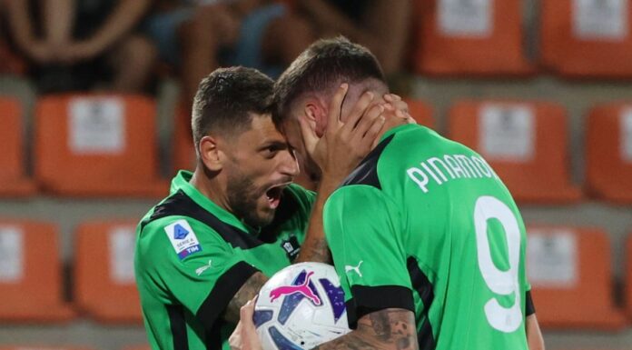 Spezia-Sassuolo termina 2-2, a segno Pinamonti