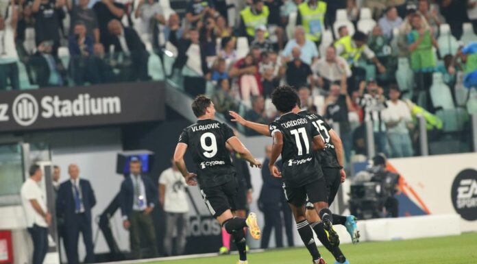 Vlahovic e Milik lanciano la Juve, battuto 2-0 lo Spezia