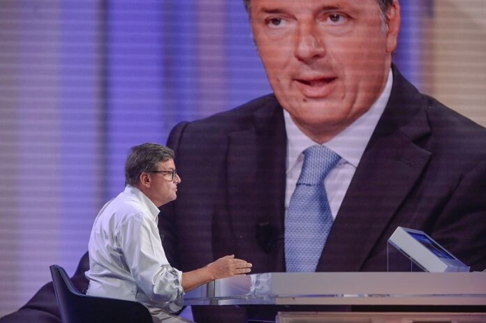 Carlo Calenda ospite della trasmissione Mezz'ora in + speciale