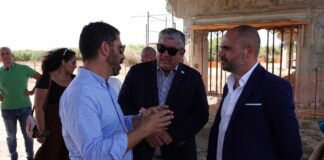 Lavori ponte “Ponti Nou”, sopralluogo assessori Salaris e Sanna