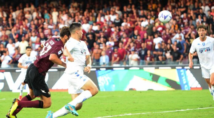 E’ pari all'”Arechi”, Salernitana-Empoli finisce 2-2