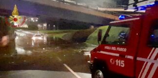 Forti piogge e grandinate tra Como e Lecco, 50 interventi dei vigili del fuoco