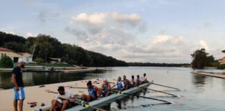 Canottaggio azzurro a Sabaudia per preparare il Mondiale