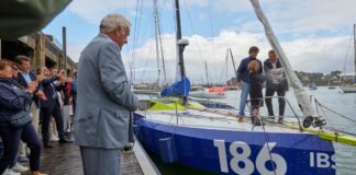 Trinitè-Sur-Mer in festa per il battesimo del mare del Class40 Ibsa